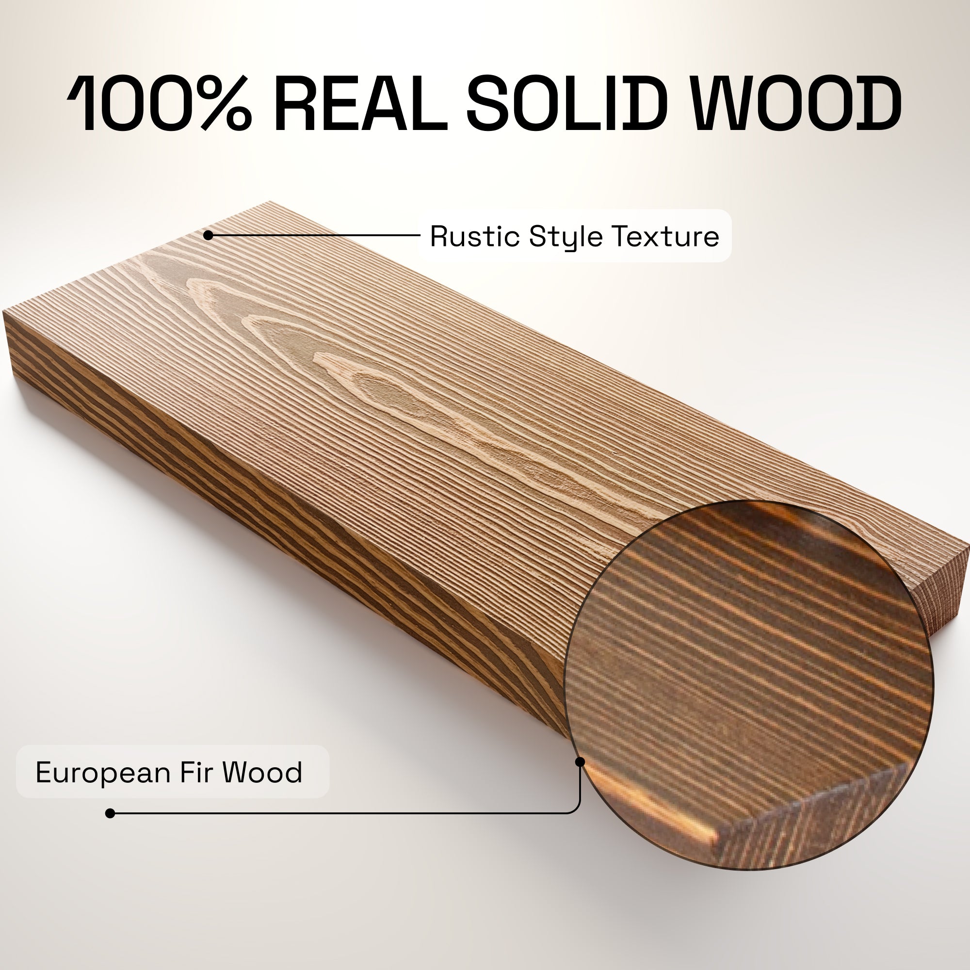 100% Solid Wood